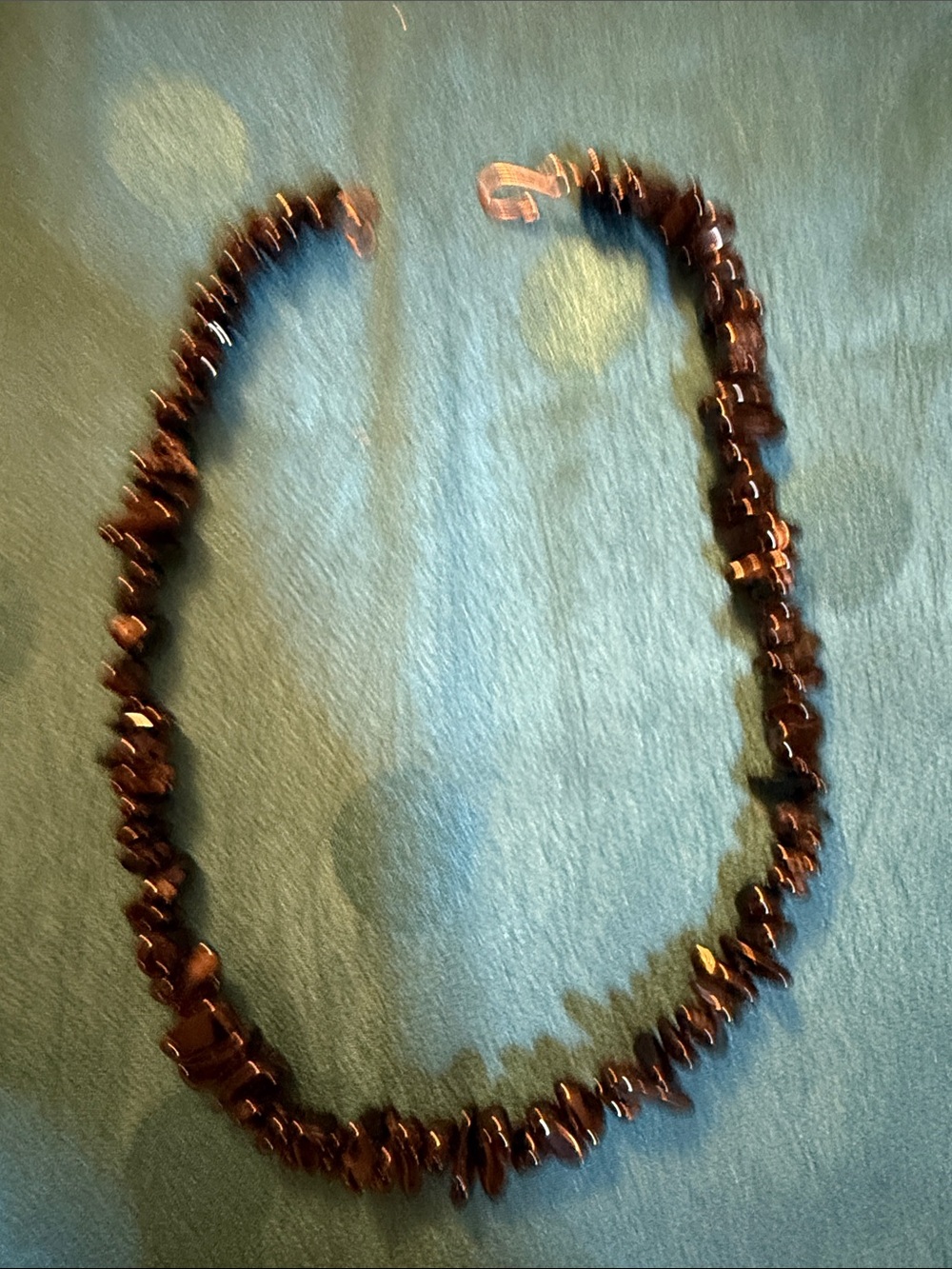 Handcrafted onyx and Sterling Beaded Women's Necklace